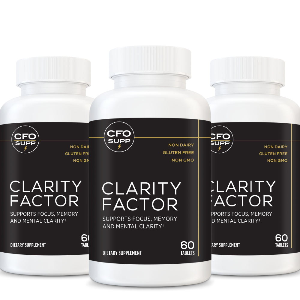 Clarity Factor - Unlock Your Brilliance - Boost Memory, Focus & Cognitive Function (60 Capsules)